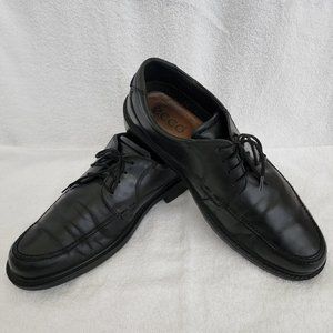 Ecco Black Leather Oxford Shoes Men’s Size 10.5 (44)